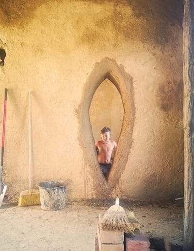 Természetes páraszabályozó vakolat és fal, antiallergén és csökkenti az elektroszmogot. Organikus formák házilag